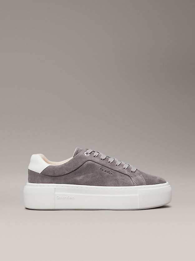 Suede Platform Trainers