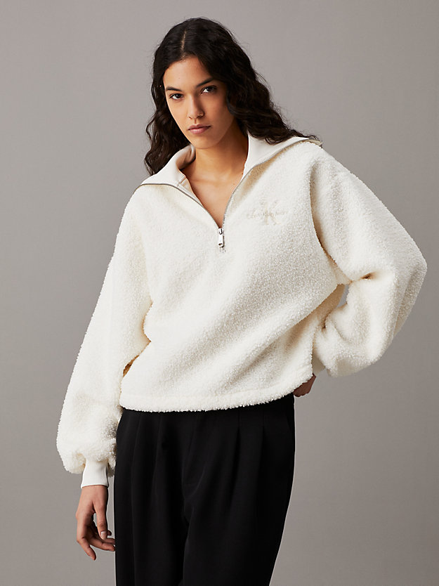 Sherpa Half Zip Sweatshirt