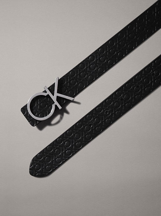 Reversible Leather Logo Belt