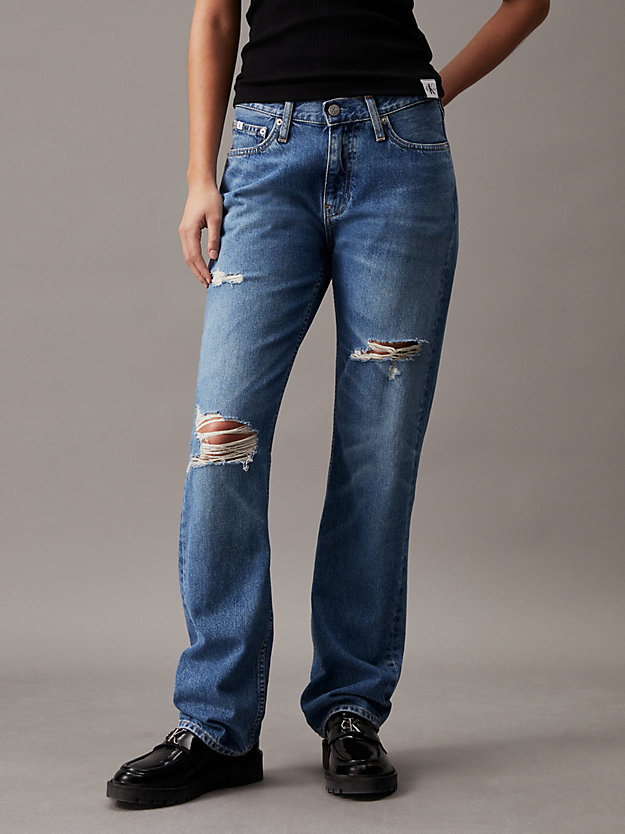 Low Rise Straight Jeans