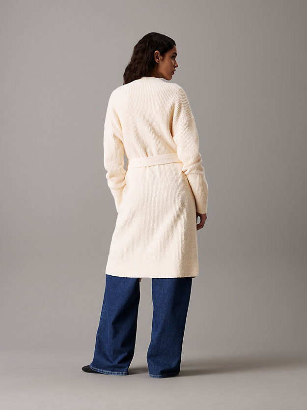 Relaxed Boucle Wrap Cardigan