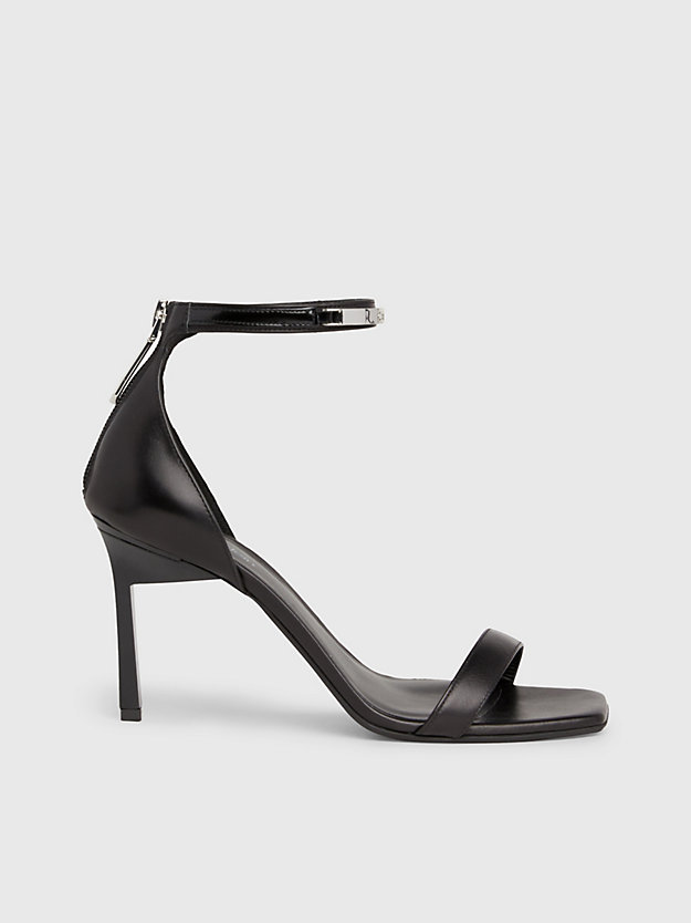 Leather Stiletto Sandals