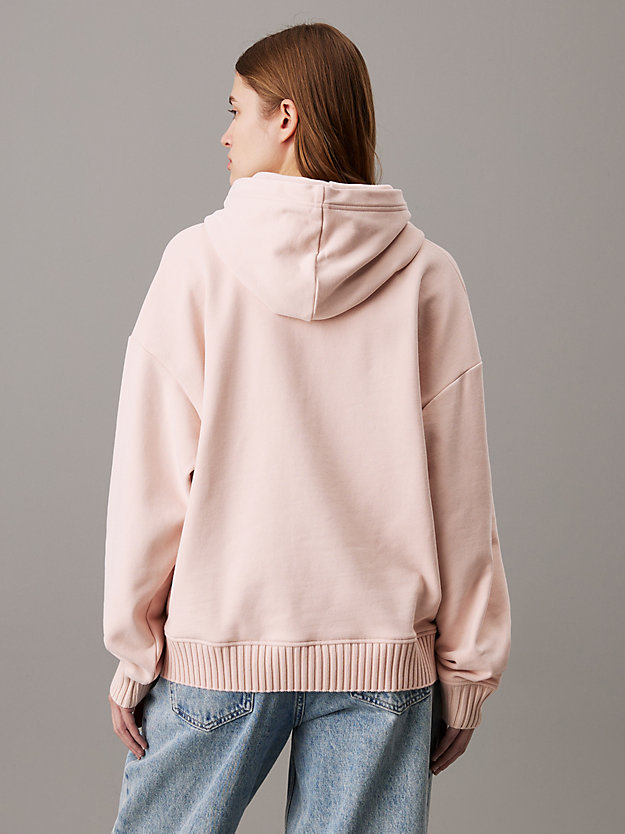 Relaxed Cotton Terry Hoodie