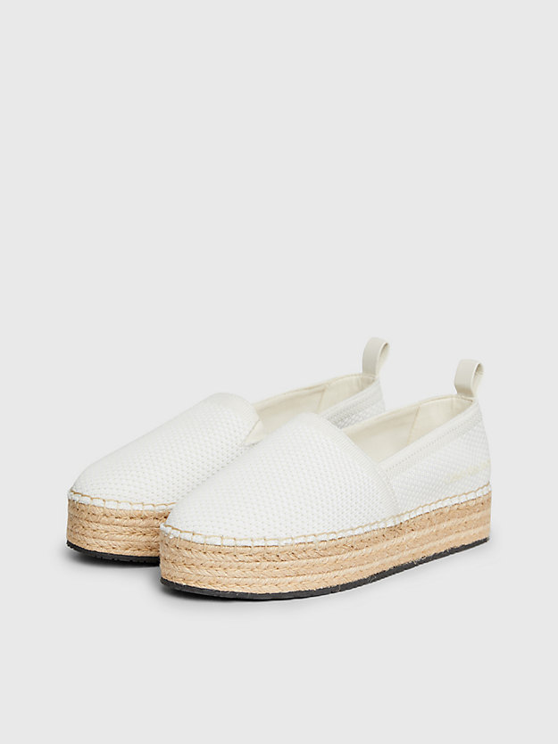 Knit Platform Espadrilles