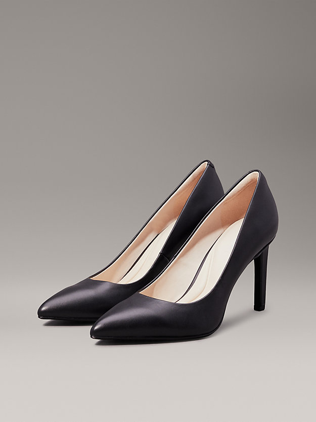 Leather Stiletto Pumps