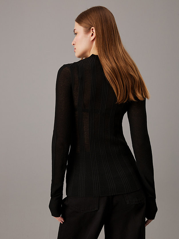 Slim Open Stitch Jumper