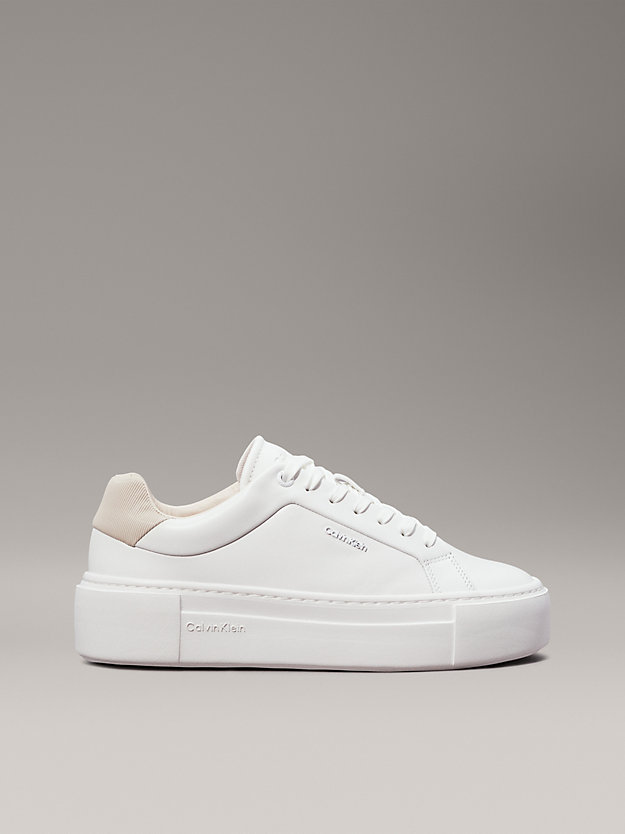 Leather Platform Trainers