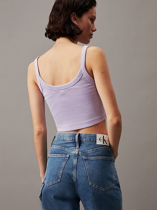 Ribbed Cotton Bralette Top