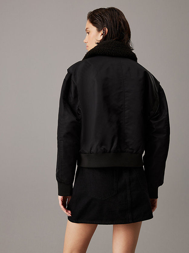 Sateen Aviator Jacket