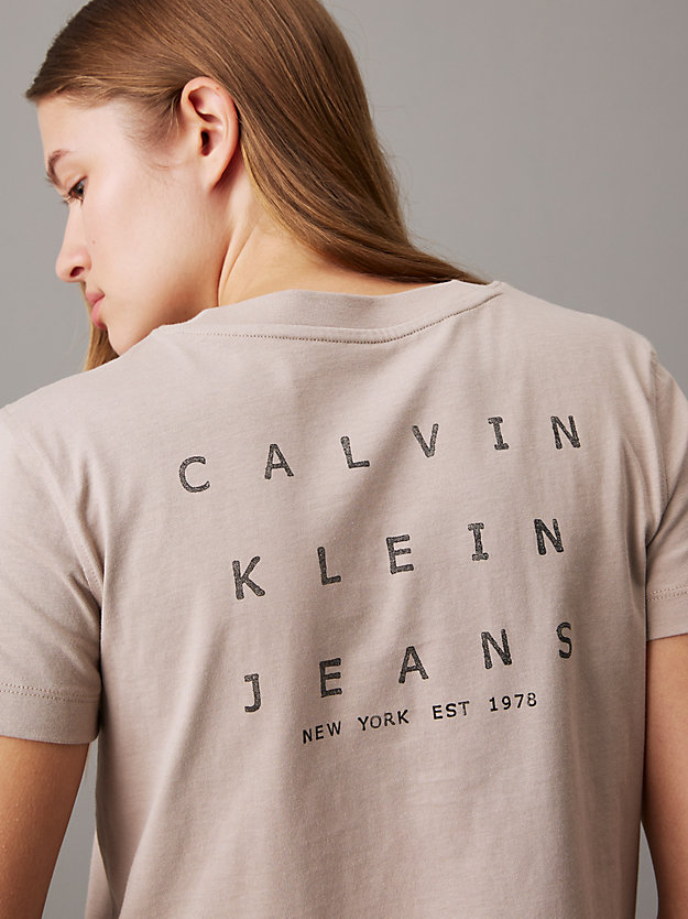 Relaxed Back Print T-shirt