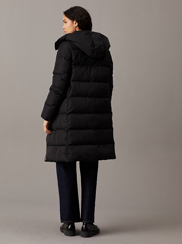 Long Hooded Puffer Coat
