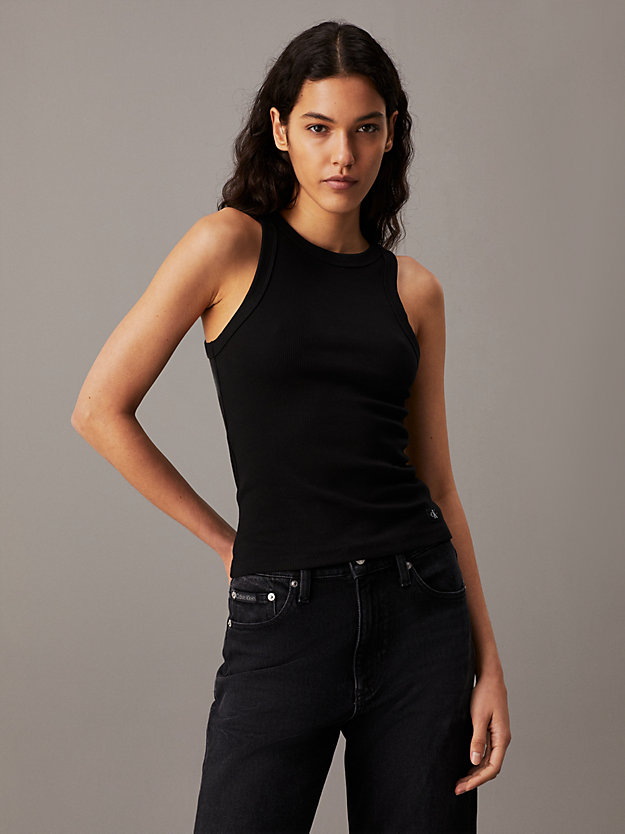 Ribbed Cotton Tank Top