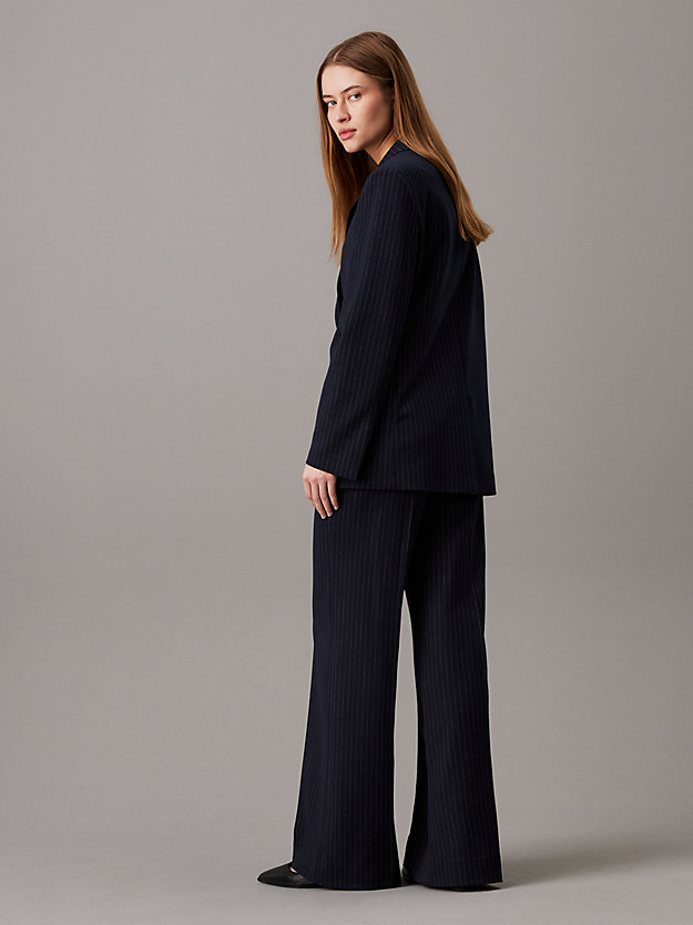 Relaxed Pinstripe Blazer