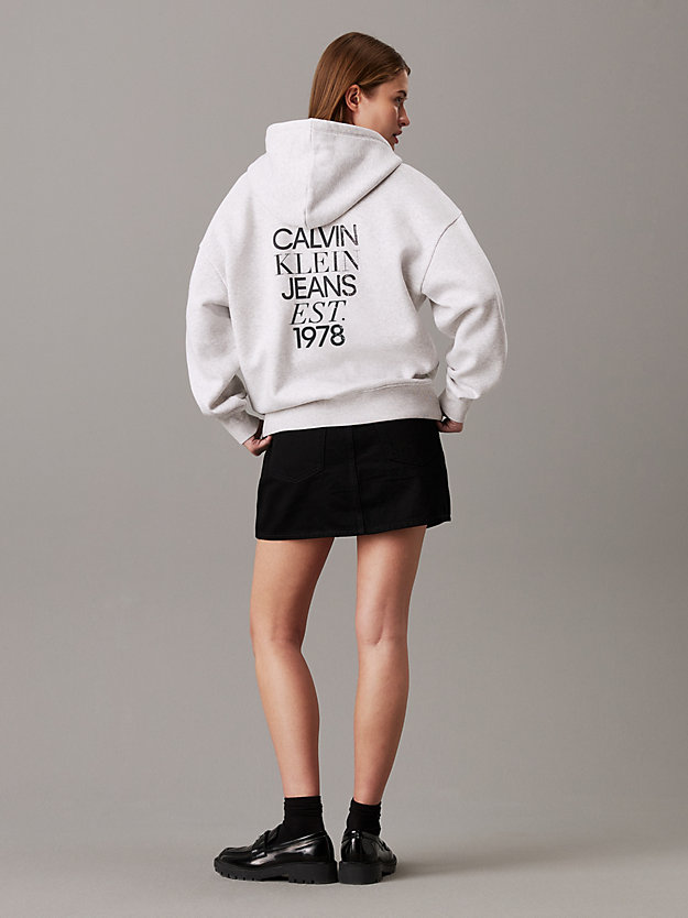 Relaxed Back Logo Hoodie