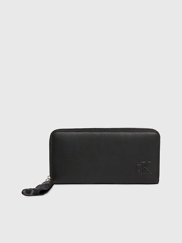 RFID Wristlet Zip Around Wallet