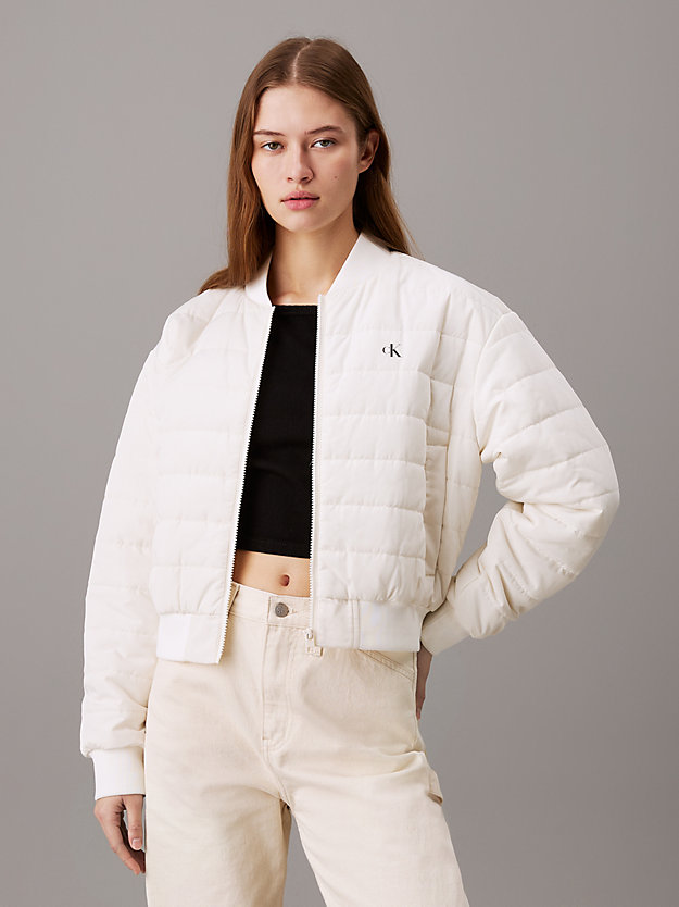 Quilted Bomber Jacket