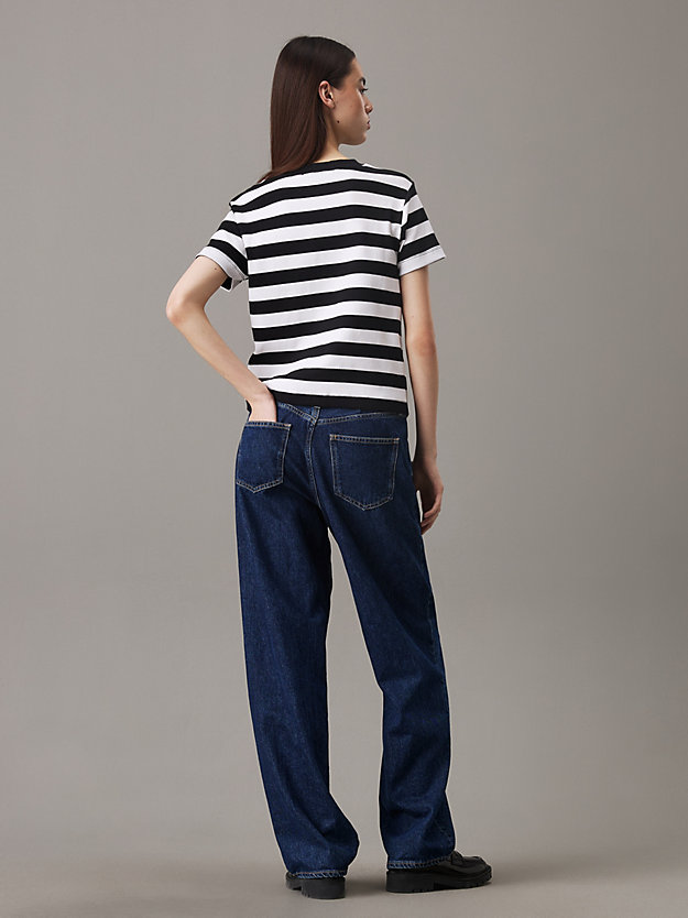 Slim Stripe Rib T-shirt