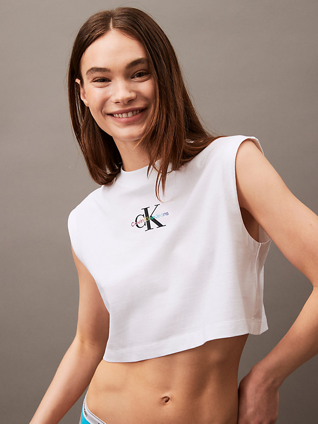 Sleeveless Monogram T-shirt - Pride