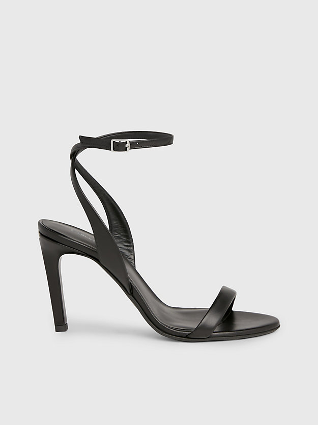 Leather Stiletto Sandals
