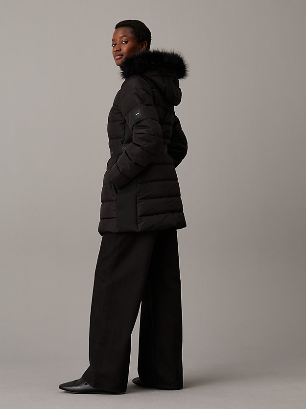 Scuba Padded Belted Coat