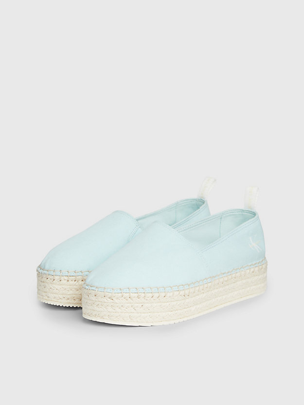Canvas Platform Espadrille Trainers