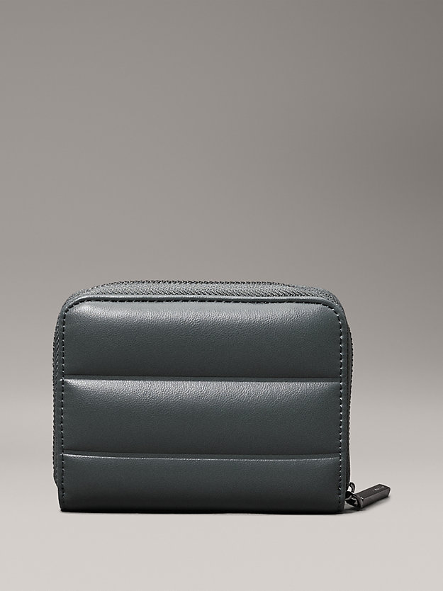 Quilted RFID Zip Around Wallet