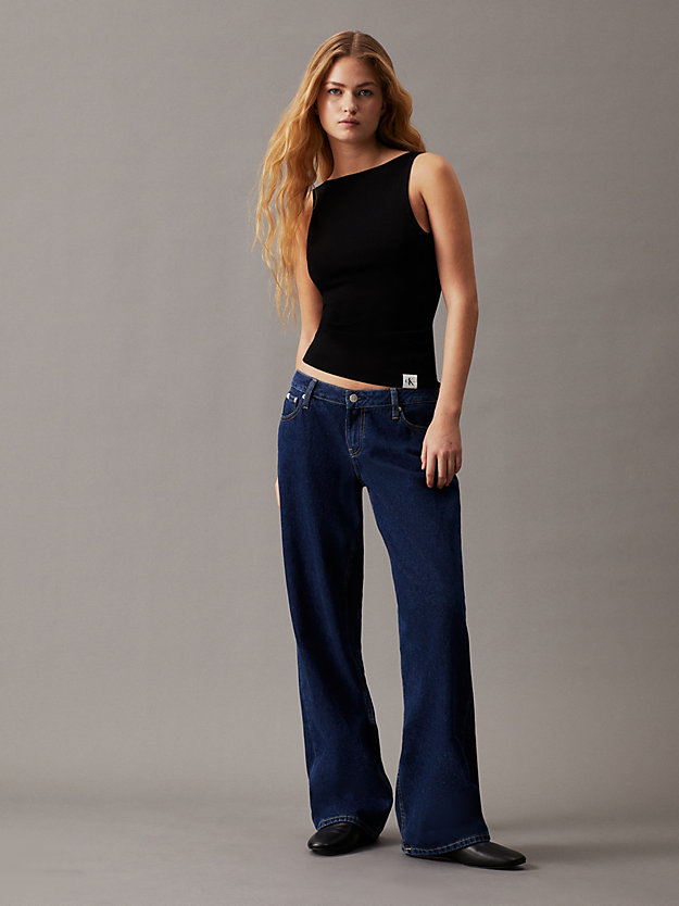 Slim Knit Open Back Tank Top