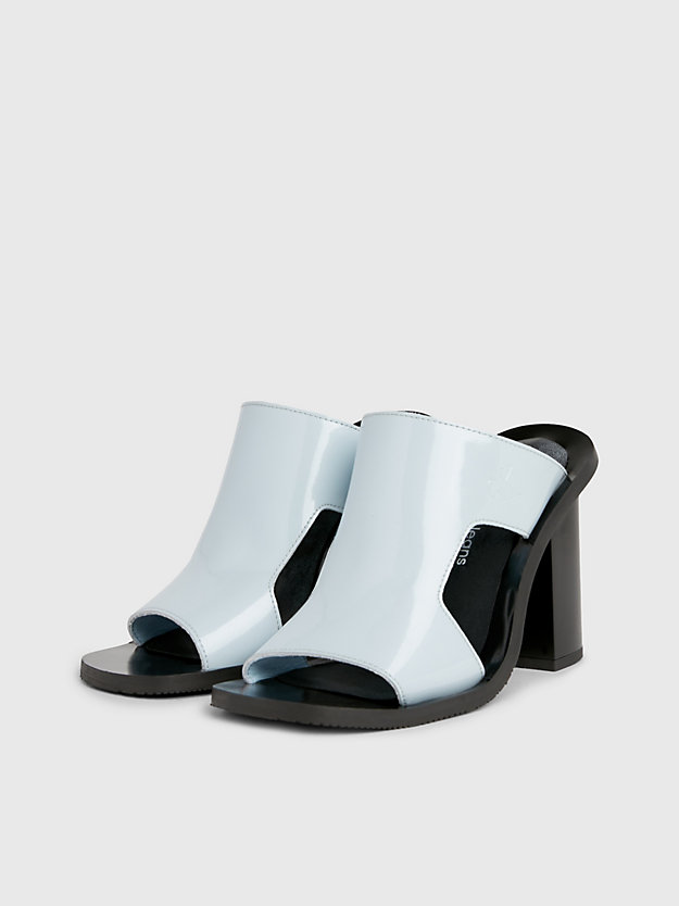 Patent Leather Heeled Sandals