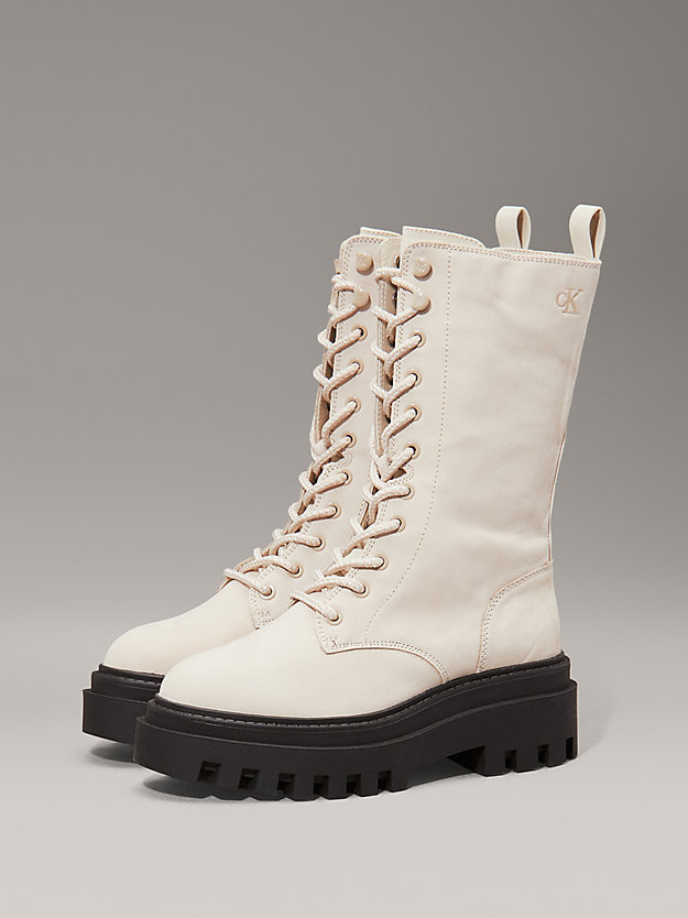 Leather Winter Platform Boots