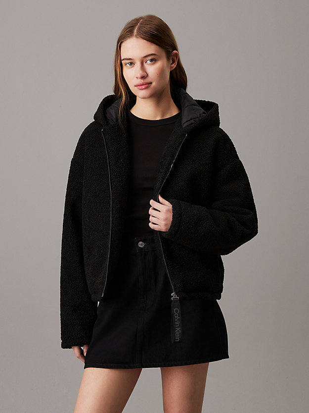 Relaxed Sherpa Padded Jacket