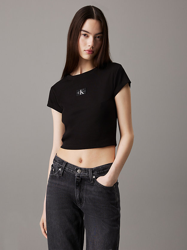 Slim Ribbed Cotton T-shirt