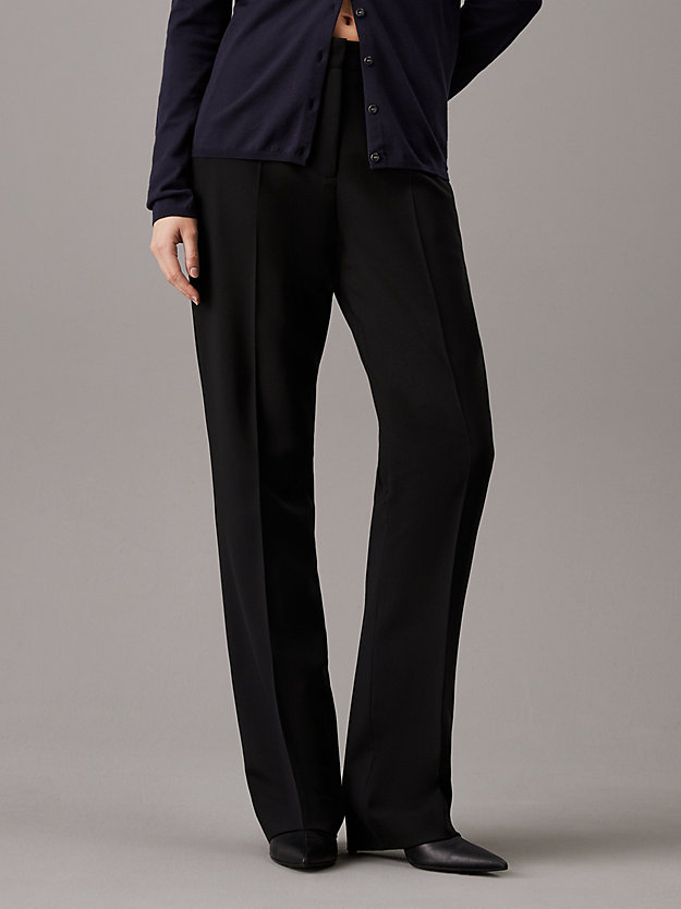Slim Straight Trousers