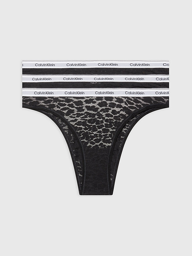 3 Pack Lace Brazilian Briefs