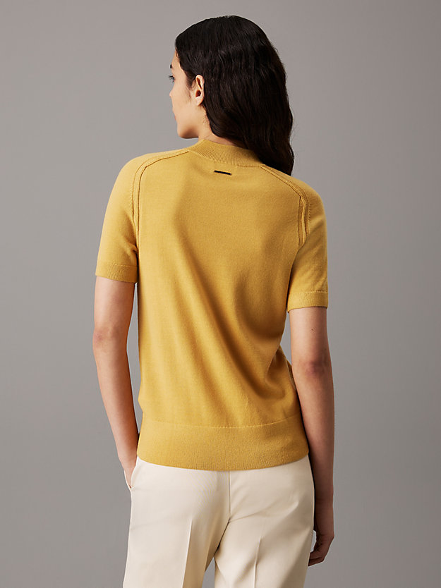 Slim Merino Mock Neck Jumper