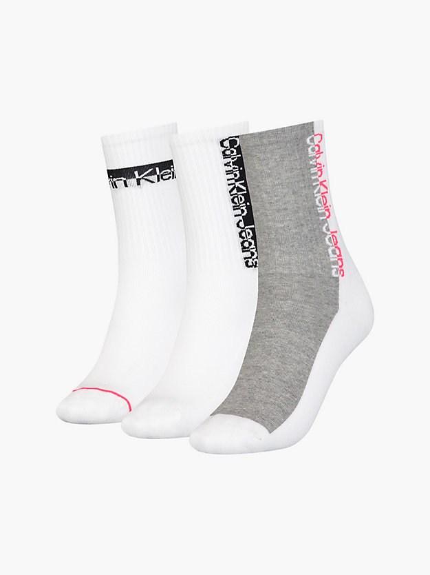 3 Pack Logo Crew Socks