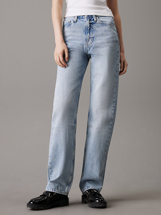 High Rise Straight Jeans