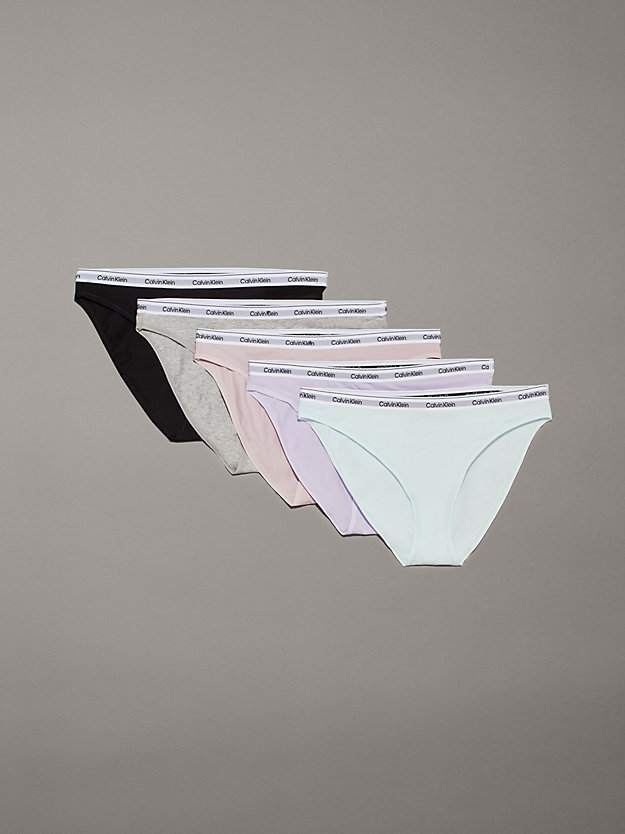 5 Pack Low Rise Bikini Briefs