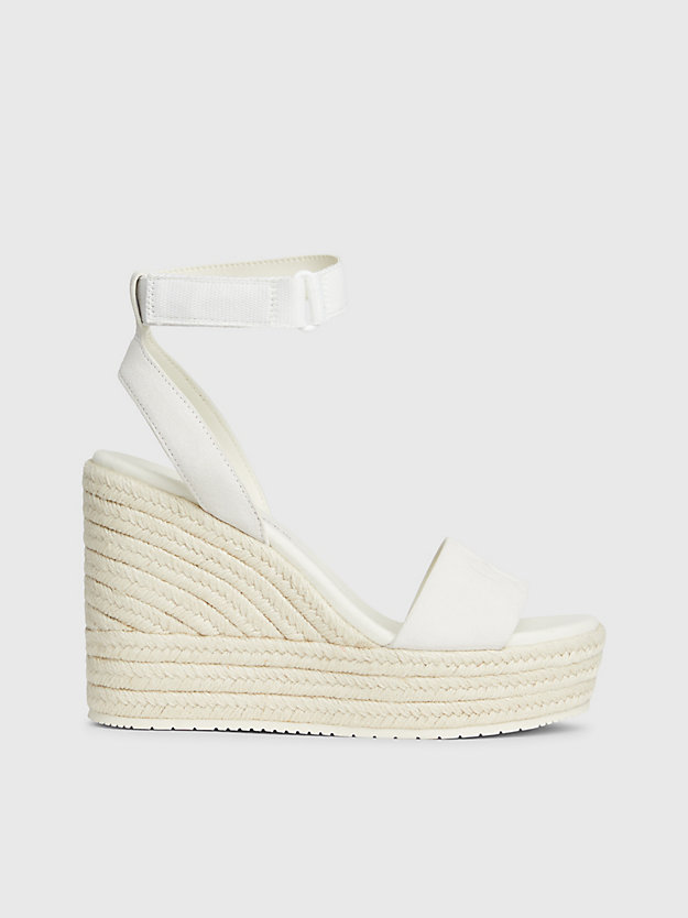 Suede Espadrille Wedge Sandals