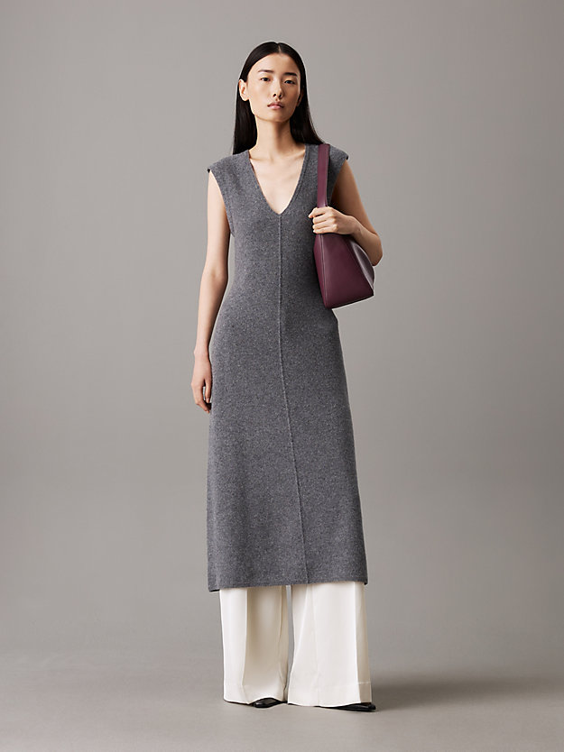 Soft Wool Midi Dress