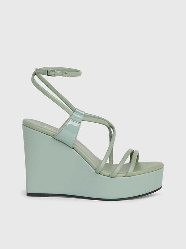 Leather Wedge Sandals