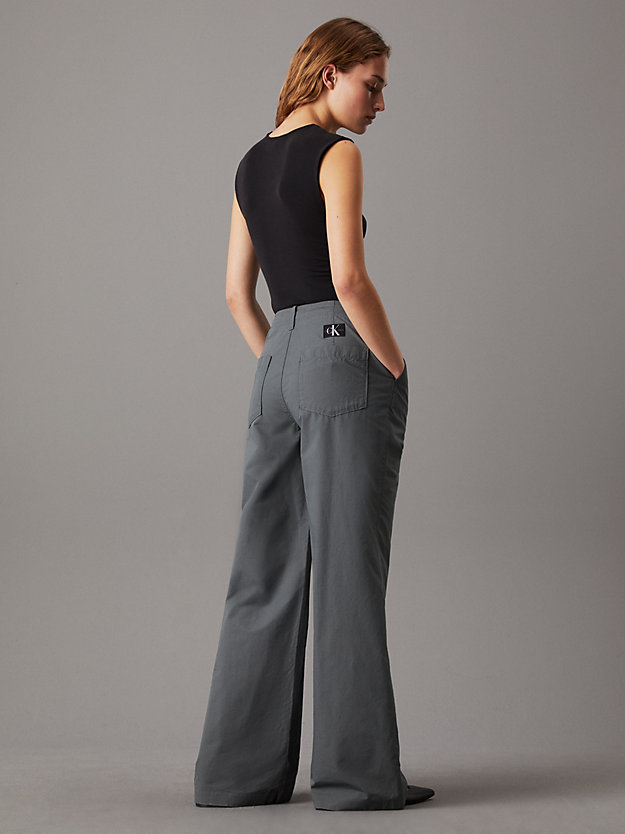 Loose Straight Chino Trousers