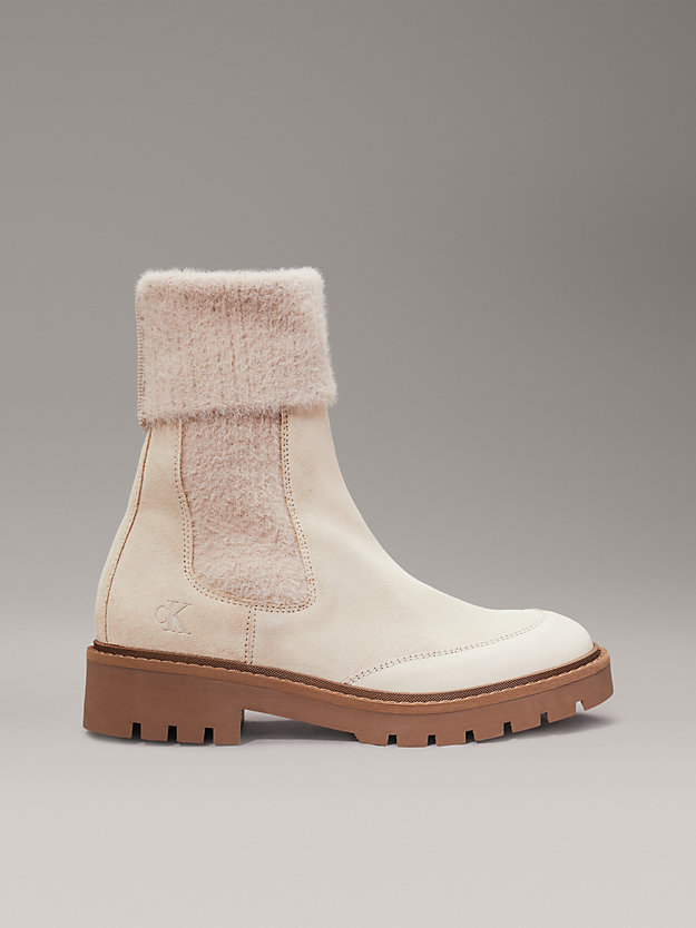 Suede Winter Chelsea Boots
