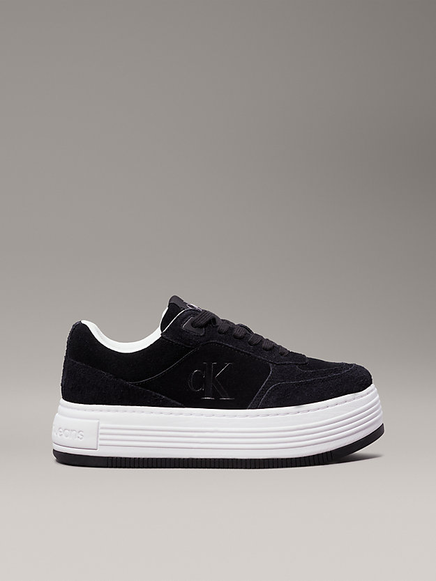 Suede Platform Trainers