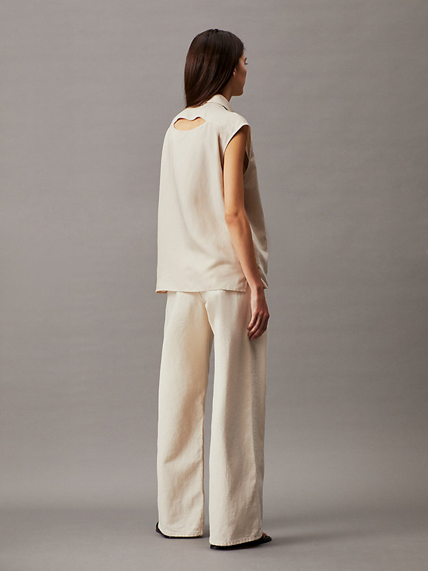 Relaxed Cut Out Detail Shirt