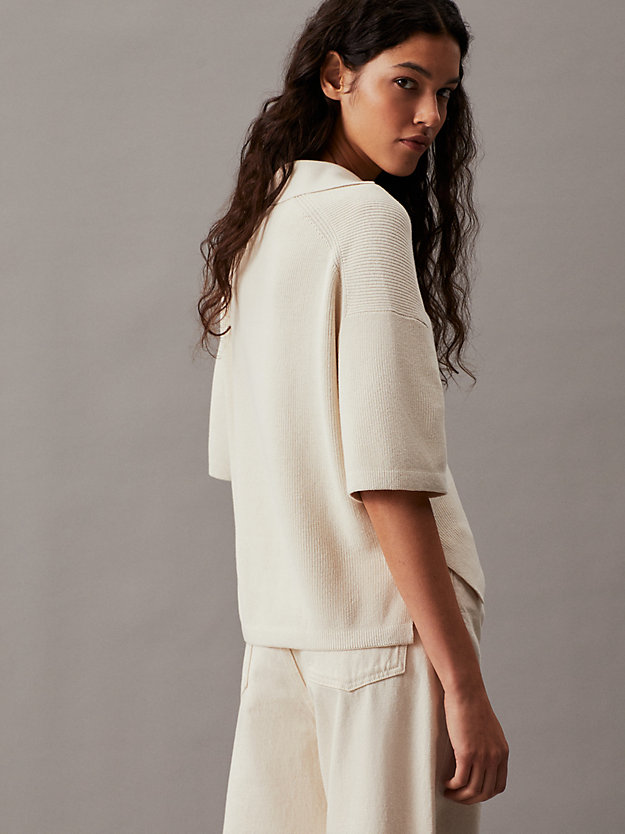 Relaxed Knit Short Sleeve Shirt