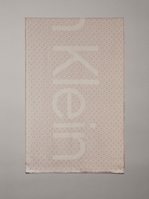 Logo Wool Blend Scarf