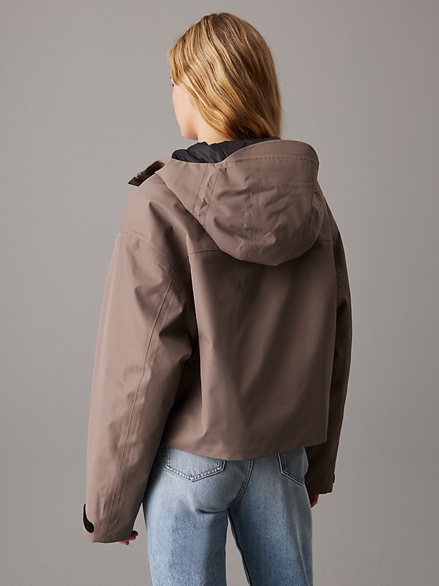Short Technical Hooded Jacket