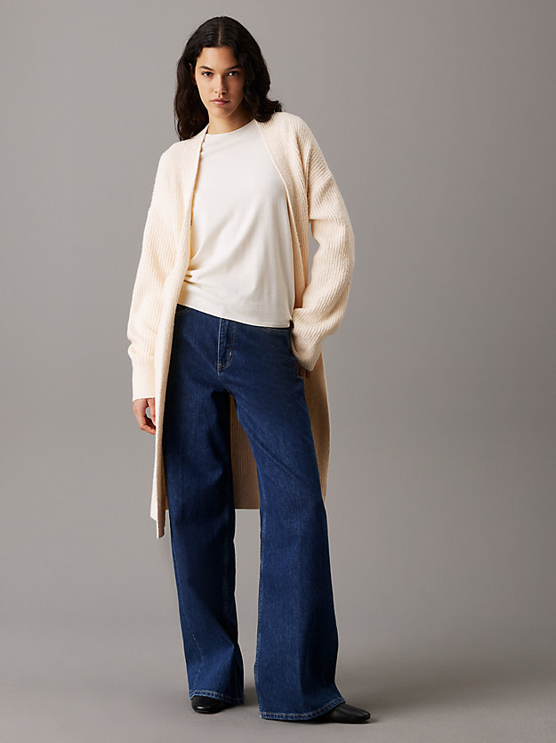 Relaxed Boucle Wrap Cardigan
