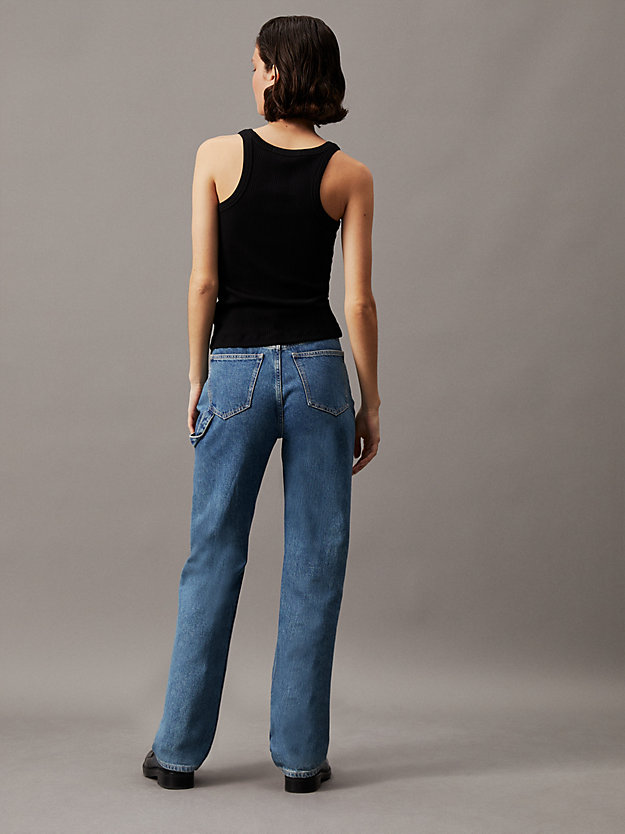 High Rise Straight Carpenter Jeans