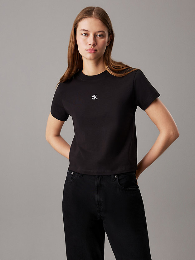 Cropped Monogram T-shirt